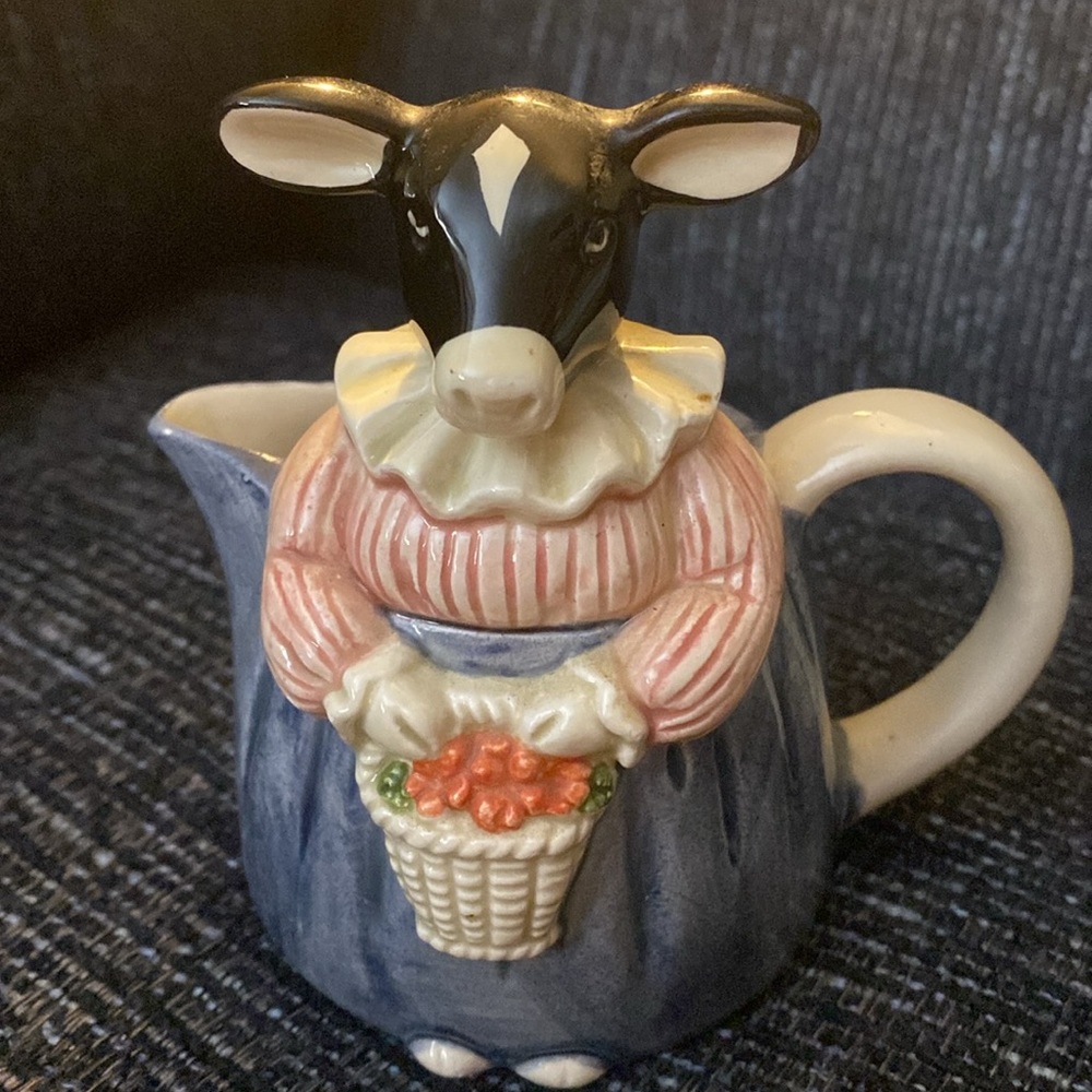 Vintage Otigiri Cow sugar and creamer - Picture 2 of 6